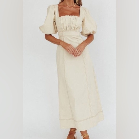 One And Only Collective Dresses & Skirts - New Without Tags Viral Western Denim Stretch Dress One and Only Size Large